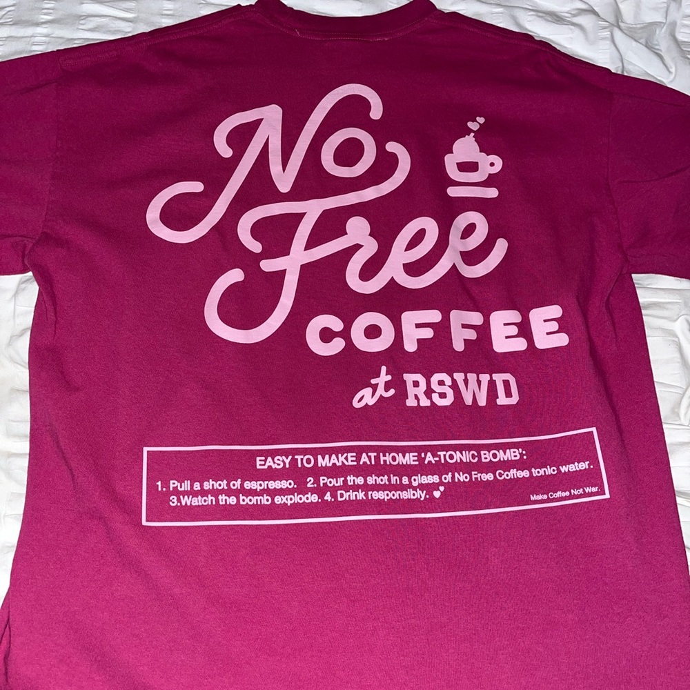 No Free Coffee x The Hundreds Tee - Picture 2 of 4